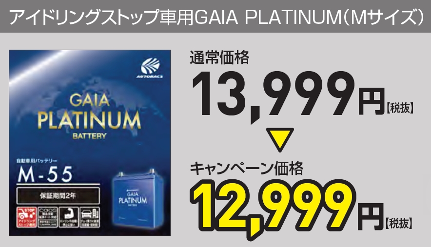 ガイアプラチナム1,000円割引